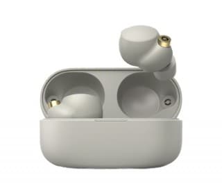 Το τρέχον Sony WF-1000XM4 σε ασημί χρώμα