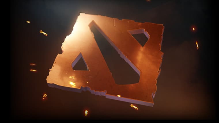 Dota 2 logo key art
