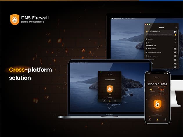 Έργο τέχνης τείχους προστασίας dns