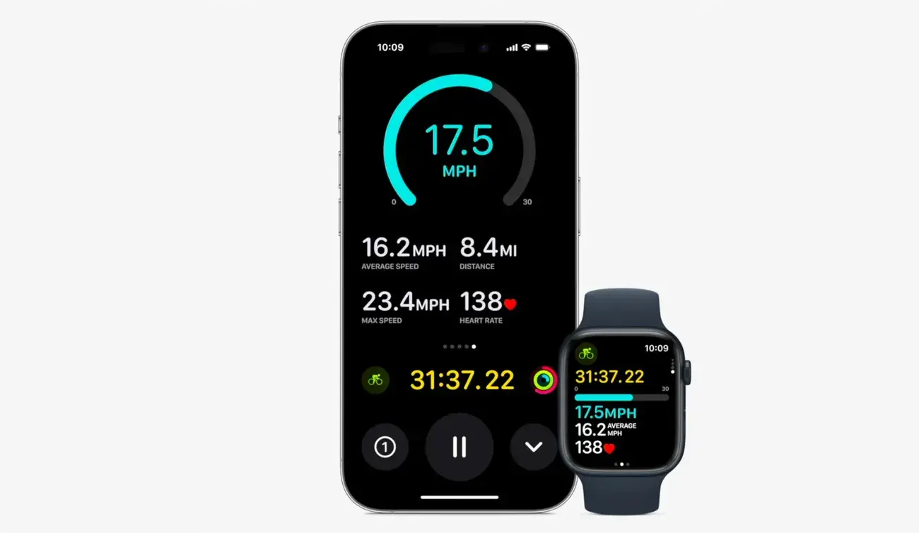 Εφαρμογή ποδηλασίας στο watchOS10