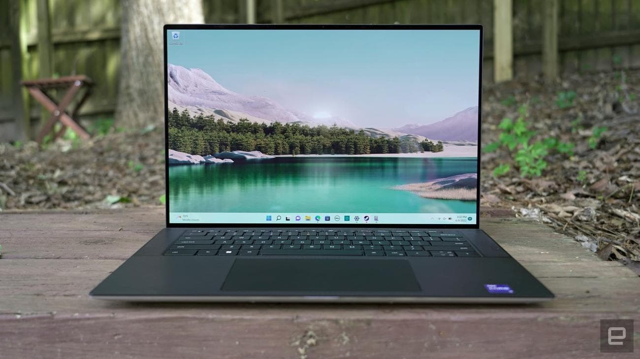 Dell XPS 15 Laptop with a 12th-gen Intel Core CPU and NVIDIA GeForce RTX 3050 GPU