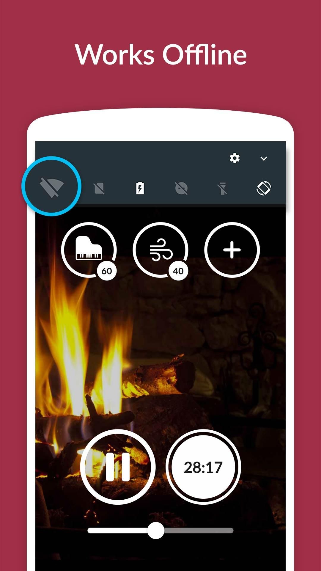 rain sounds app screenshot