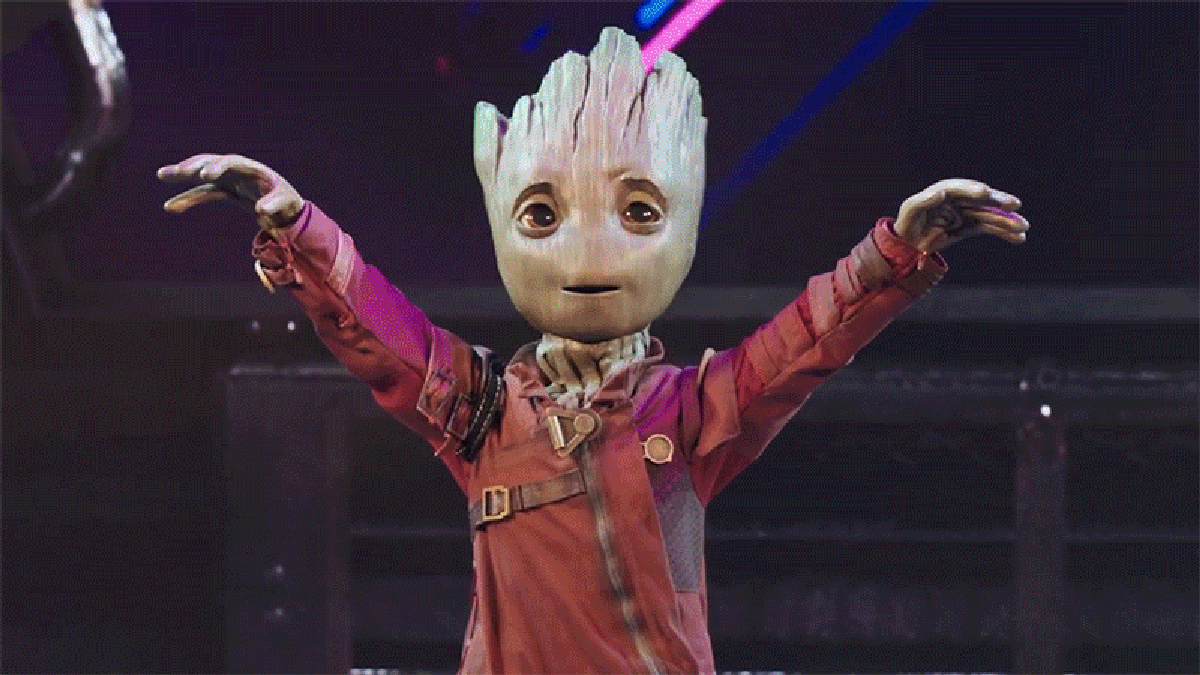 Disney Parks Play-Tests Dancing Baby Groot Robot
