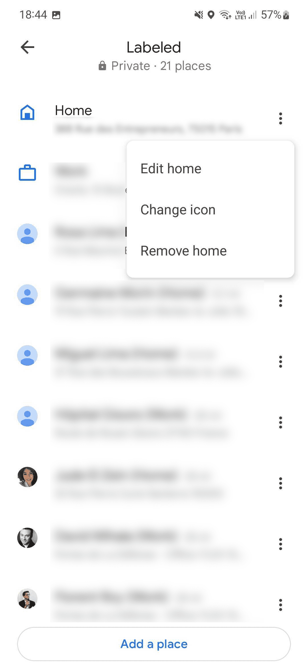 Επεξεργασία αρχικής σελίδας στους Χάρτες Google