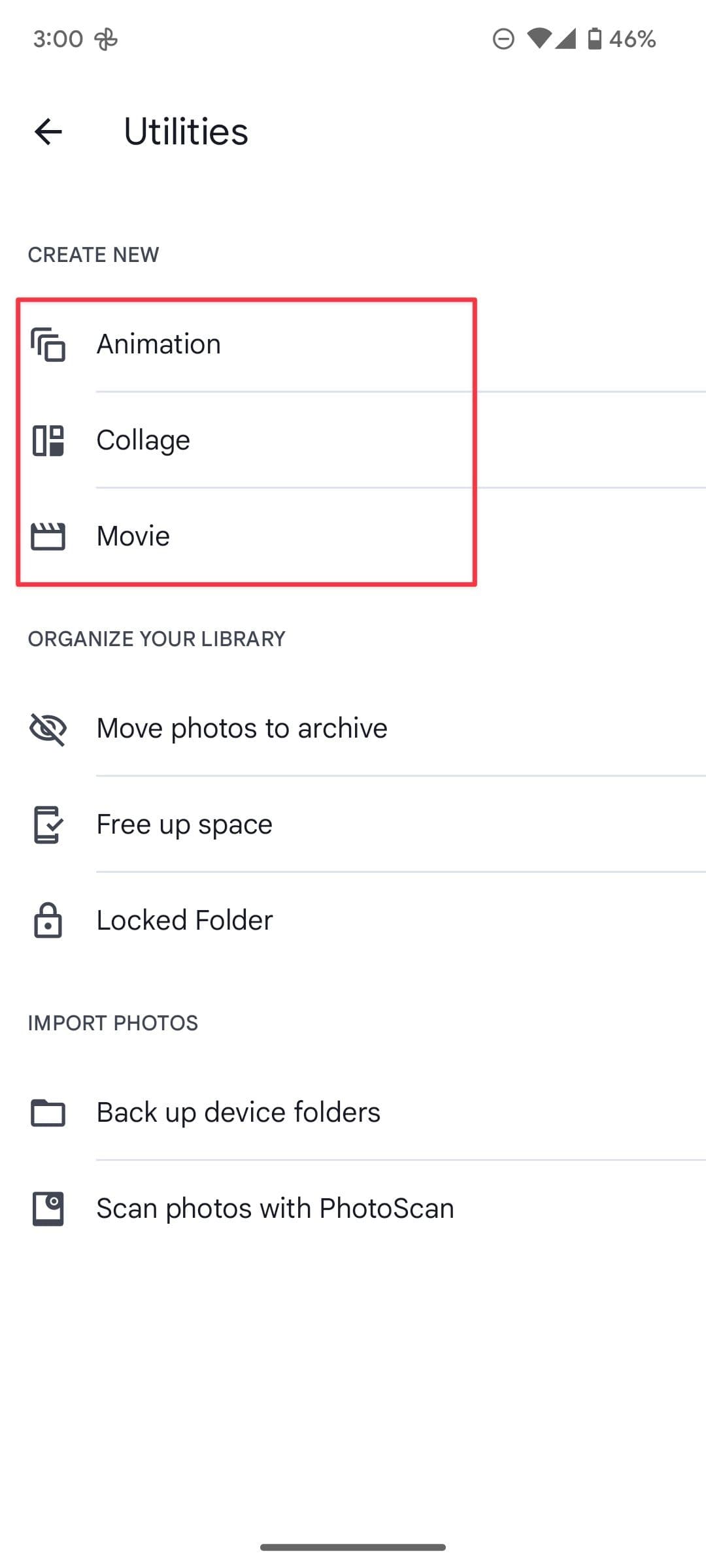 δημιουργήστε μια ταινία στο Google Photos