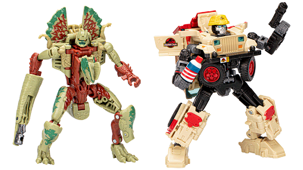 Hasbro Transformers x Jurassic Park Mashups Toy Reveal
