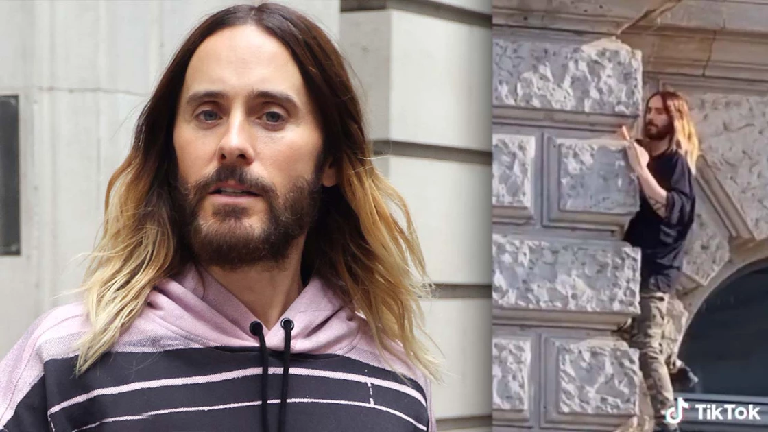 Jared Leto: Εθεάθη να σκαρφαλώνει σε ξενοδοχείο και τα memes πήραν “φωτιά“ (ΒΙΝΤΕΟ)