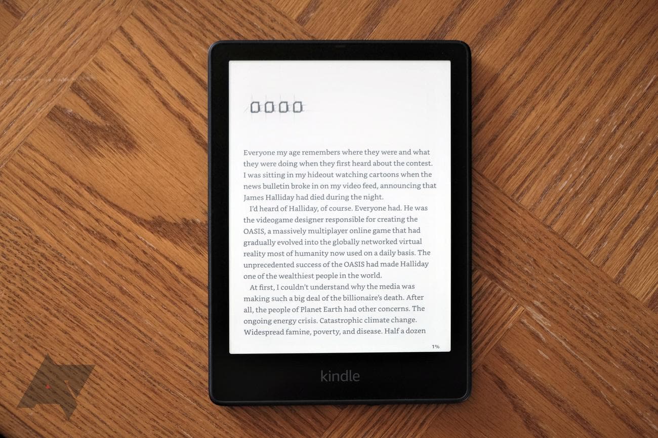 Σχεδιασμός κριτικής Kindle Paperwhite Signature Edition