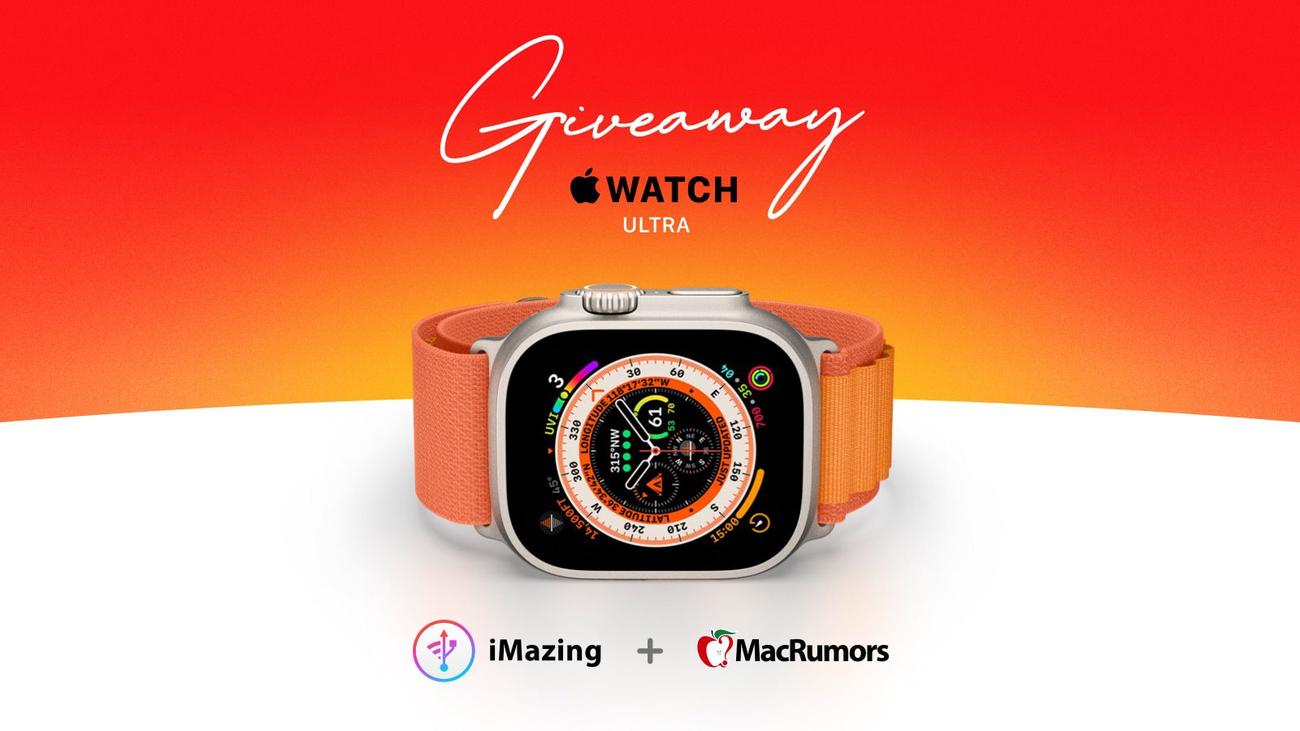MacRumors Giveaway: Κερδίστε ένα Apple Watch Ultra από το iMazing
