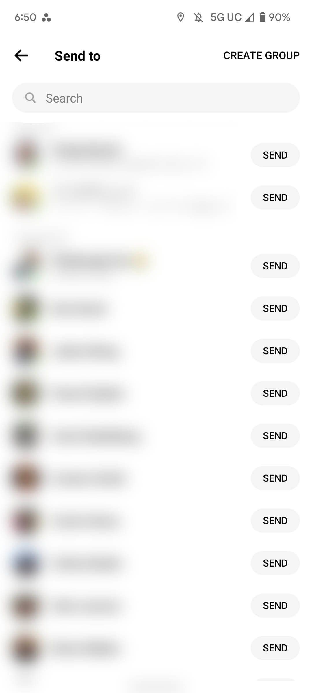 Επιλέξτε τα άτομα στα οποία θέλετε να προωθήσετε το κείμενο