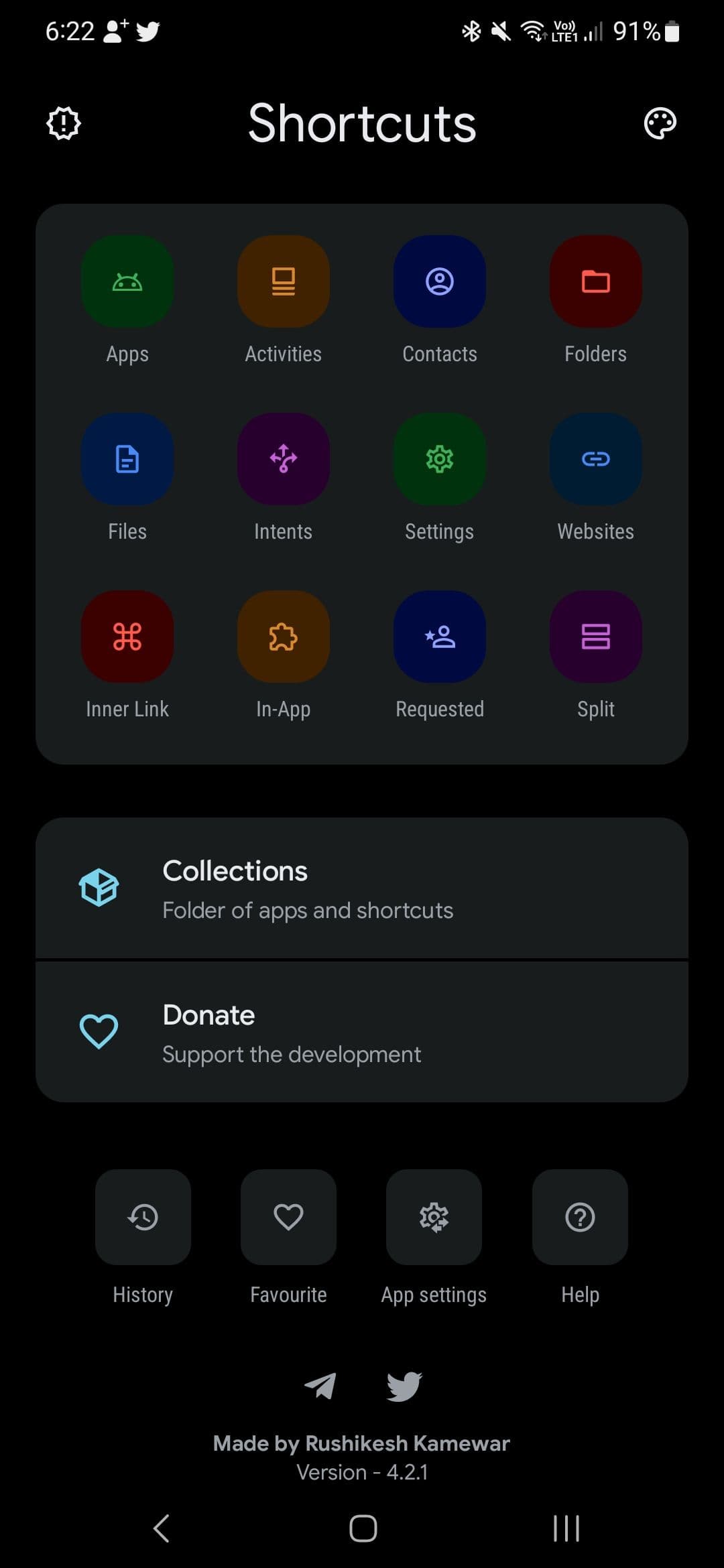 Δημιουργός συντομεύσεων για Android