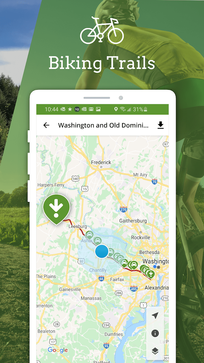 TrailLink Trail Maps & Trail Guide - Ανεξάρτητη συλλογή Walk & Bike