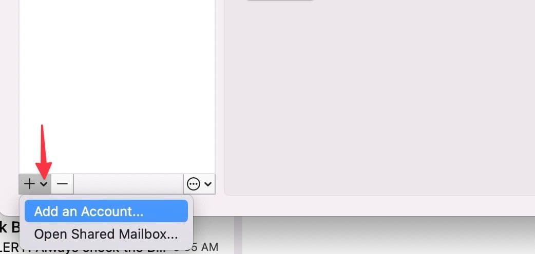 Προσθήκη λογαριασμού στο Outlook