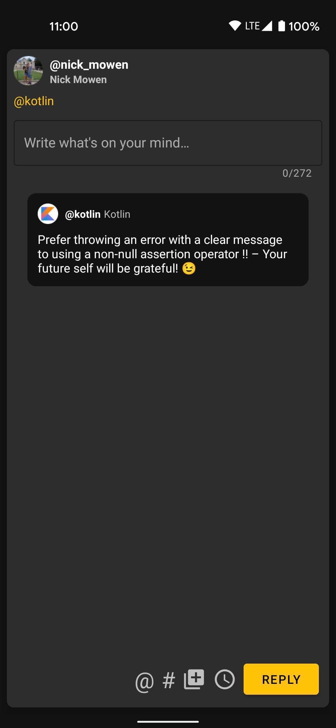 An app store listing screenshot for the Albatross Twitter app showing a new Tweet