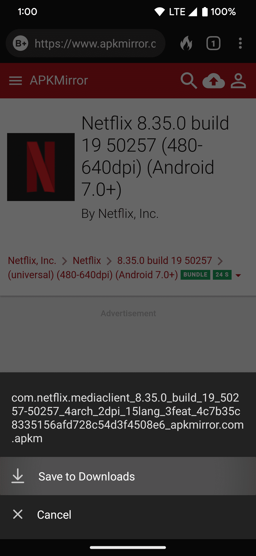 Αποθηκεύστε επιλογές κατά τη λήψη στο APKMirror.