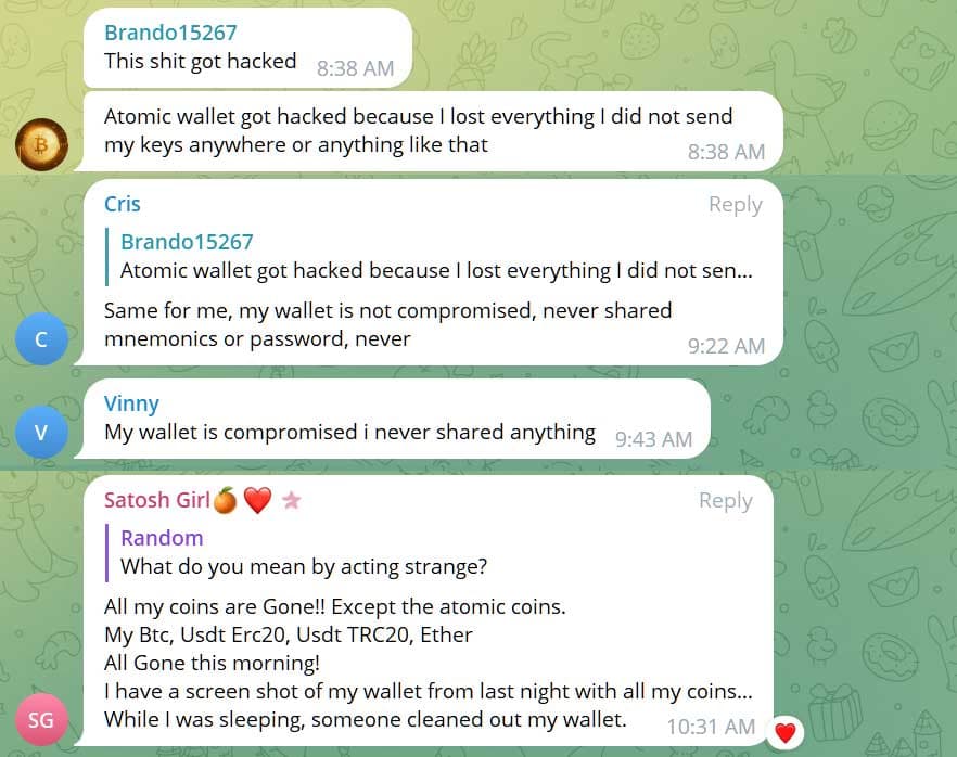 Αναφορές για παραβιασμένο Atomic Wallet