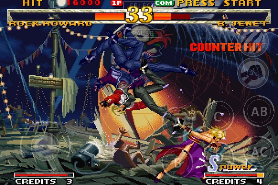 best-fighting-games-for-android-garou-mark-of-the-wolves-rock-howard-vs-jenet-behrn