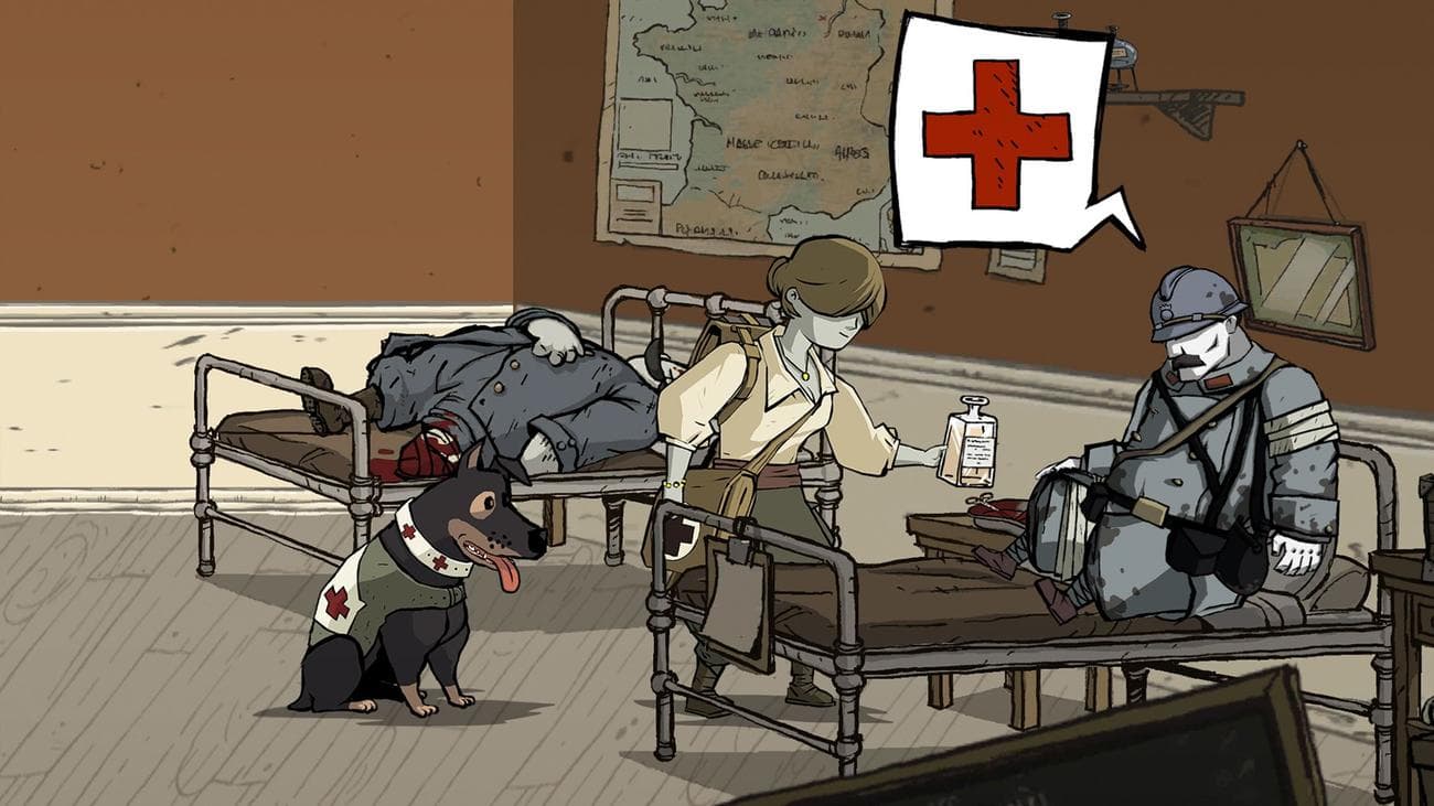 best-netflix-games-android-valiant-hearts-coming-home-soldier-receiving-medical-care