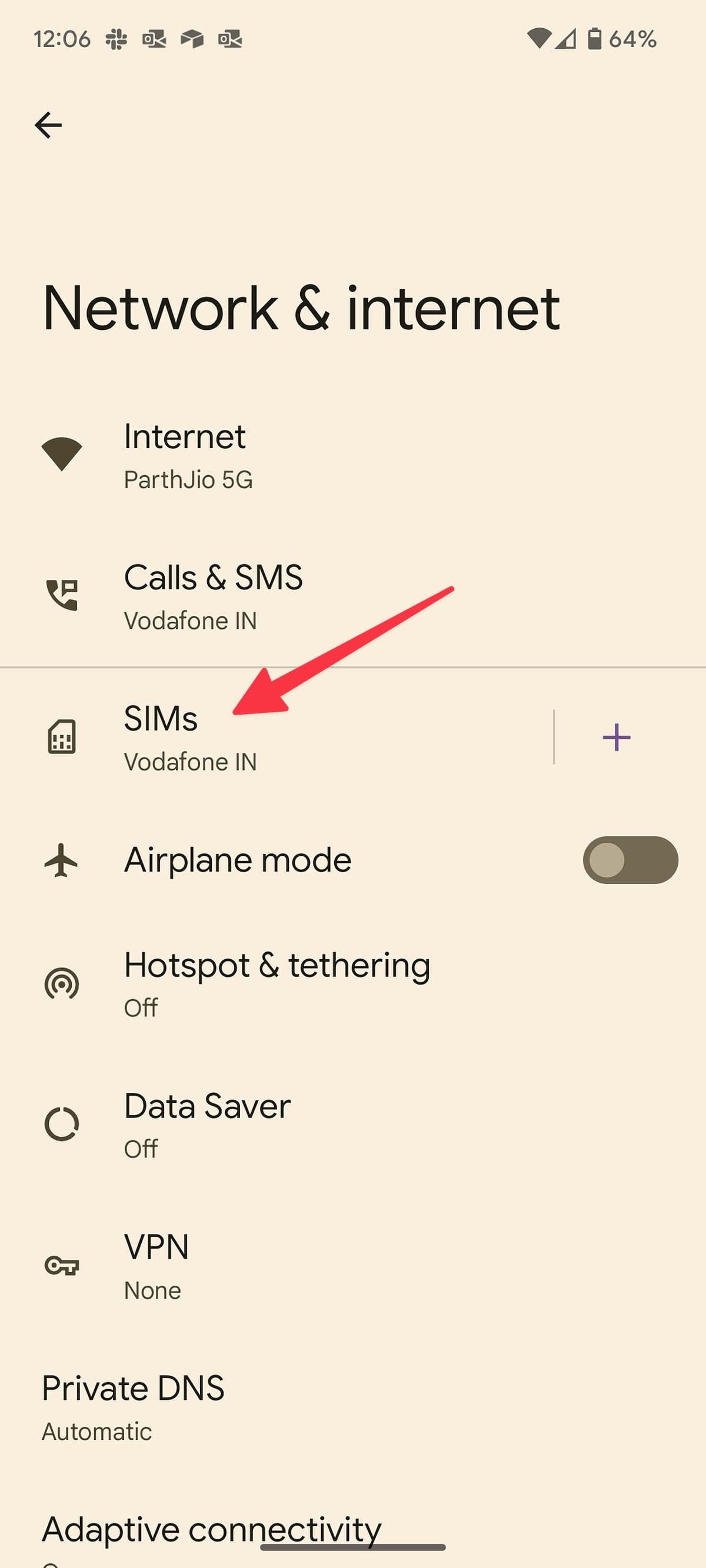επιλέξτε SIM σε Android