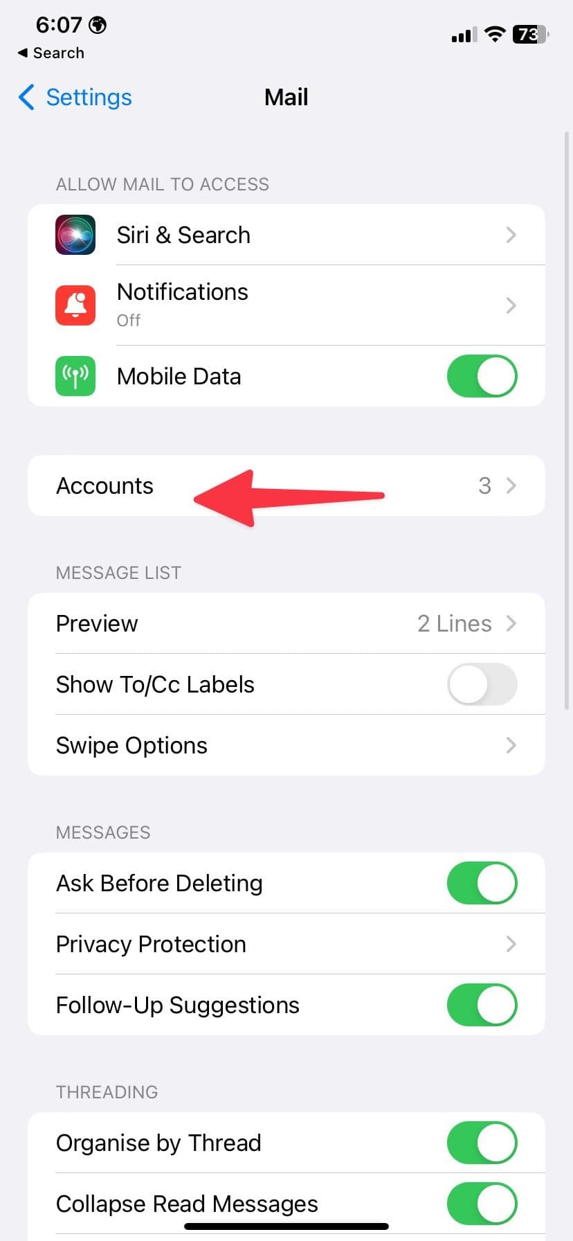 επιλέξτε λογαριασμούς