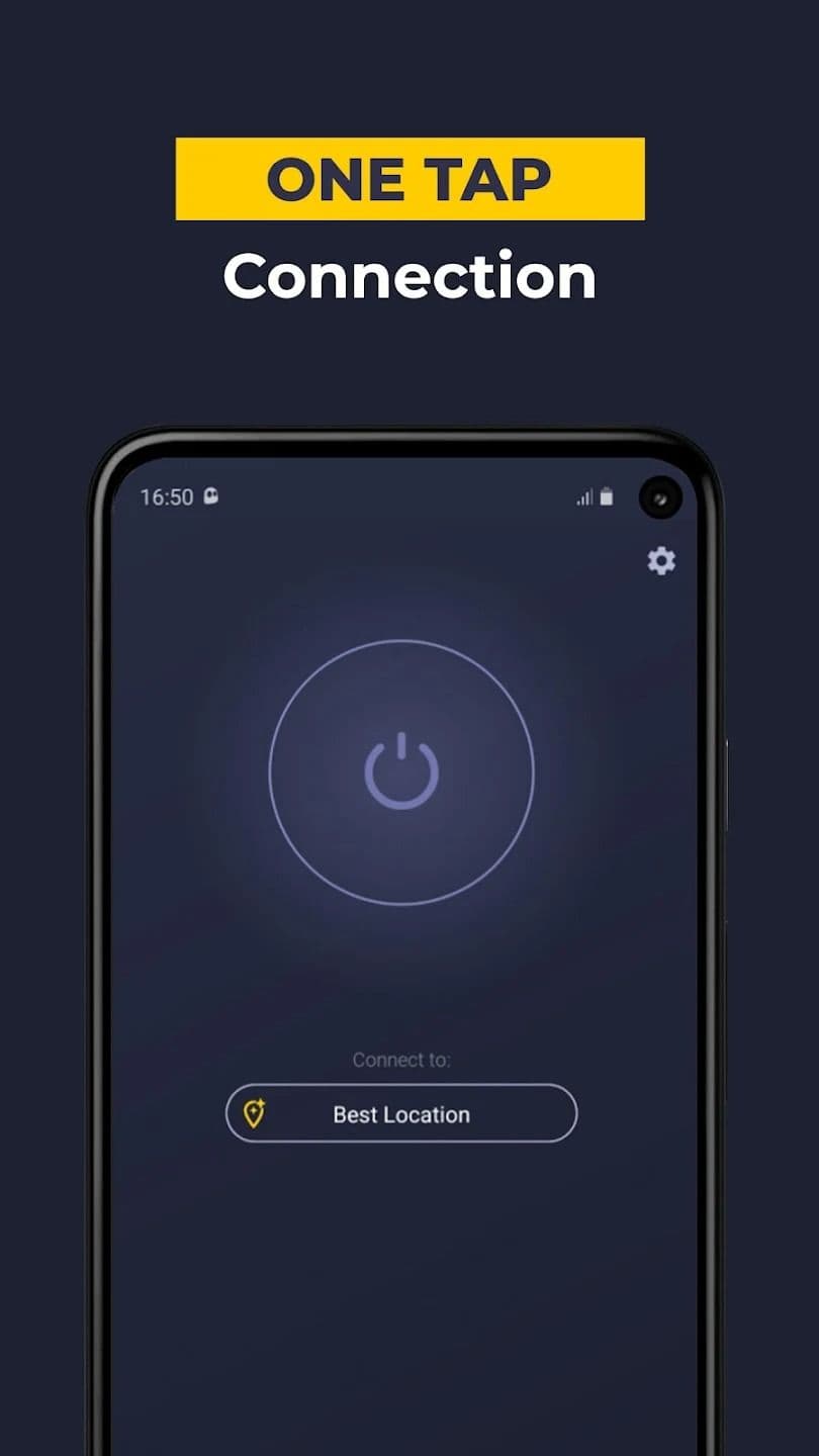 power button in center of mobile phone