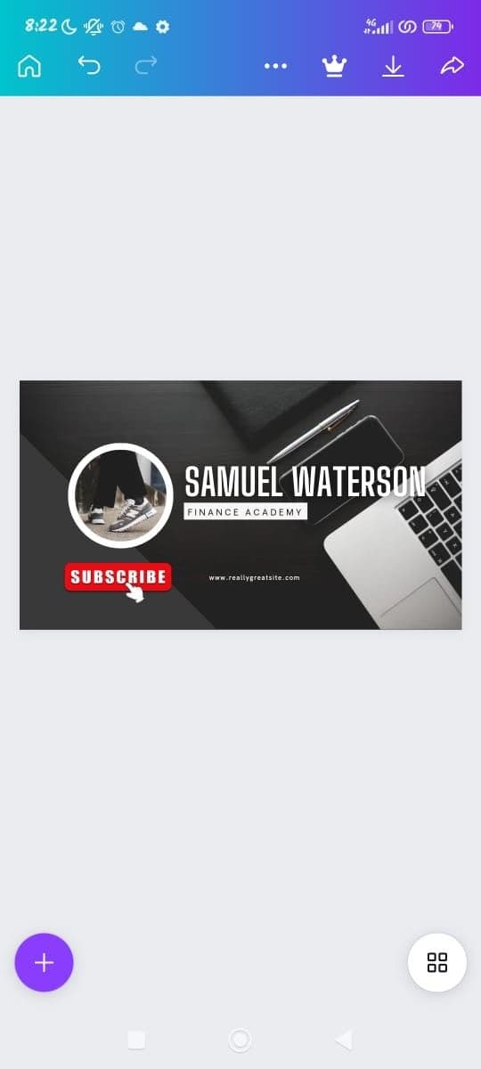 Επεξεργασία προτύπου Canva