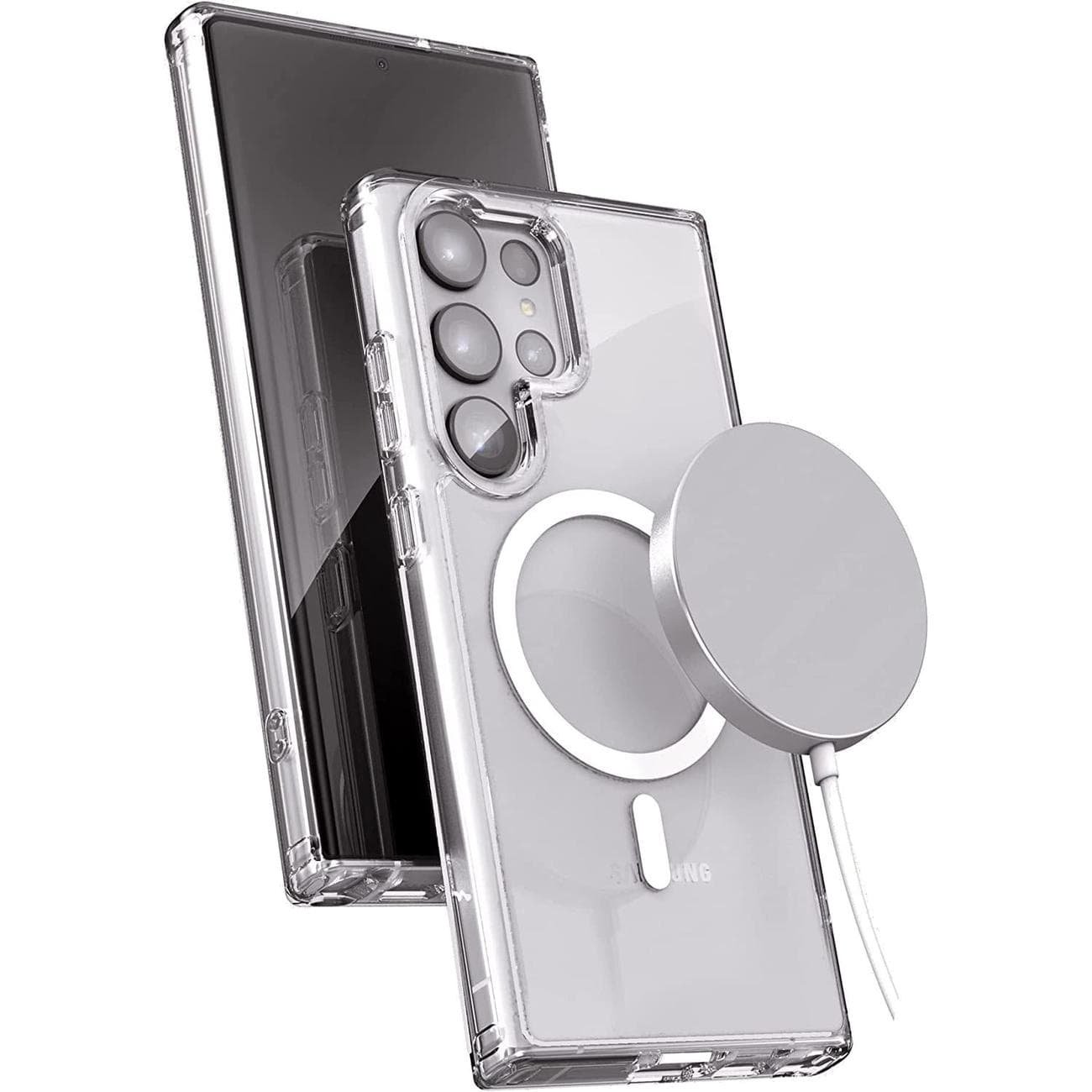 Encased Magnetic Hybrid for Galaxy S23 Ultra case