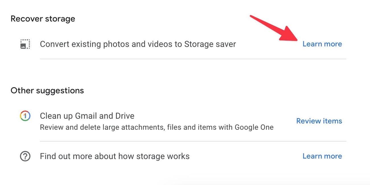 συμπίεση εικόνων στις Φωτογραφίες Google