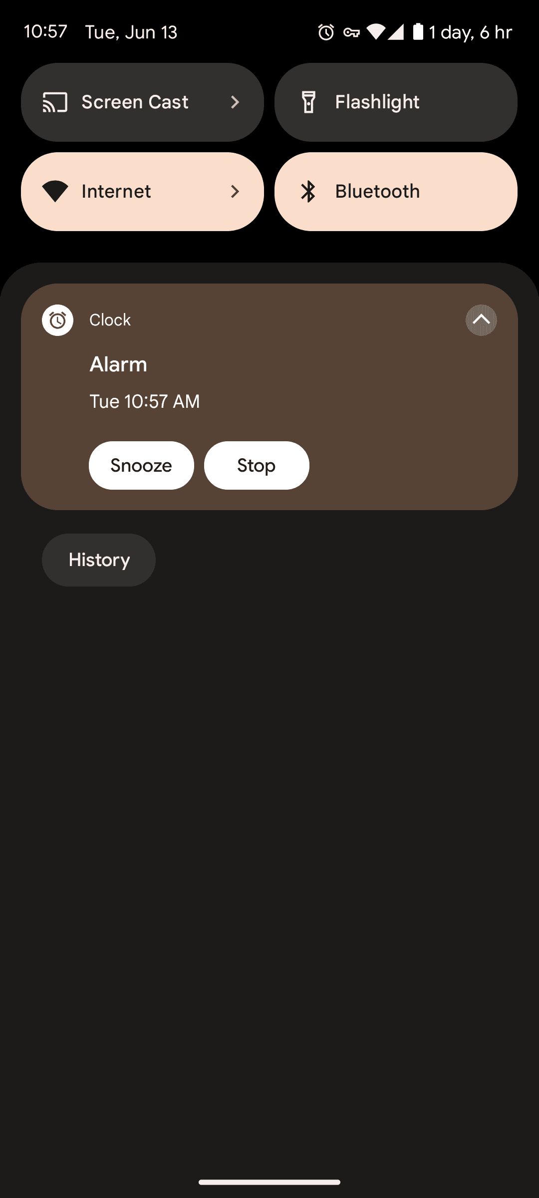 google-clock-swipe-to-stop-android-13