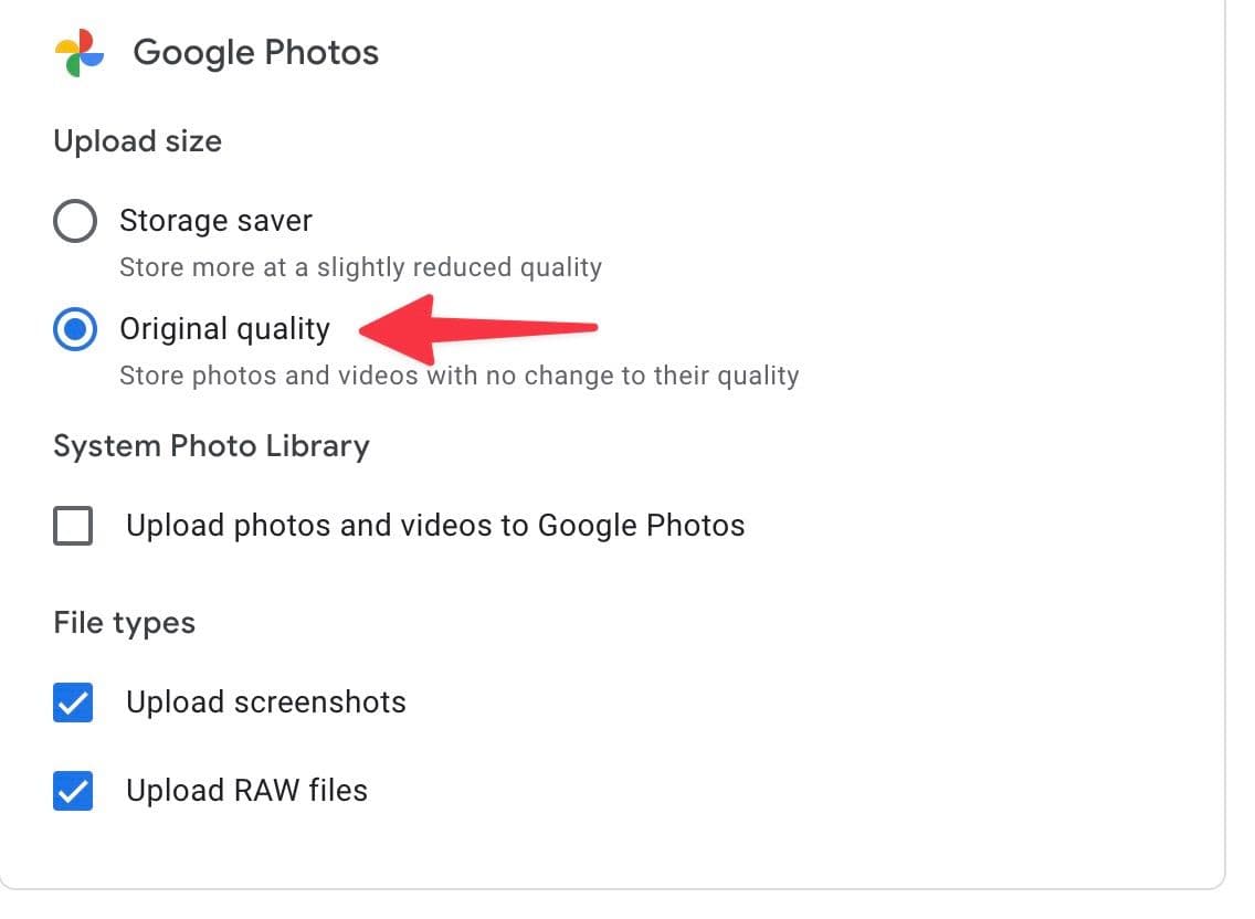 Αρχική ποιότητα Google Drive