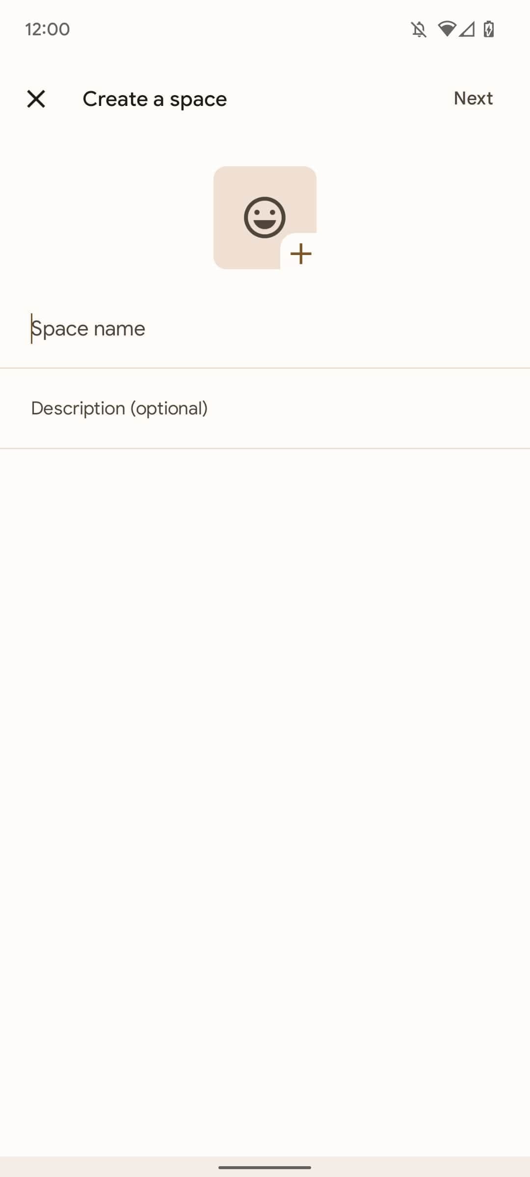 οθόνη χώρου συνομιλίας google