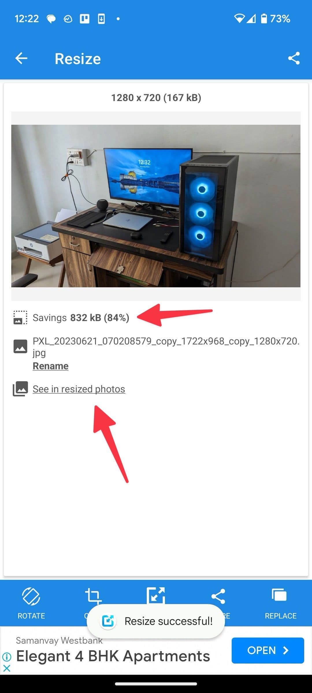αποθήκευση επεξεργασμένης εικόνας στο Android