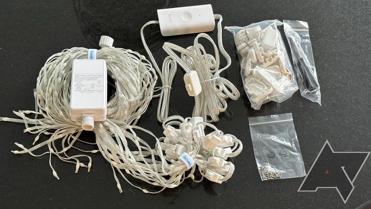 Τι υπάρχει στο κουτί των Govee Curtain Lights