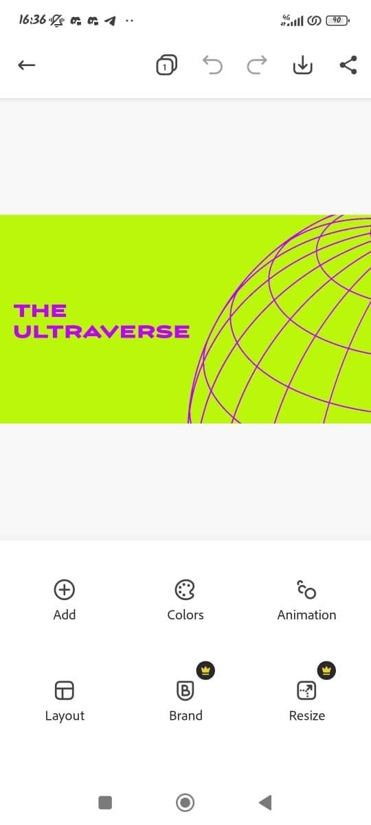 Επεξεργασία σχεδίου στο Adobe Express