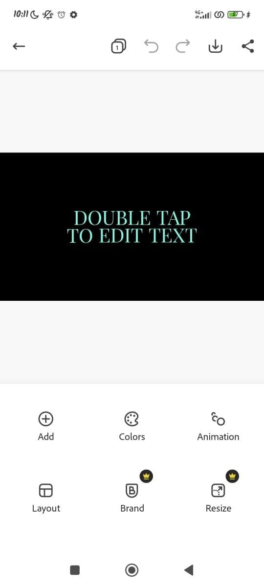Σχεδιάζοντας έναν κενό καμβά στο Adobe Express