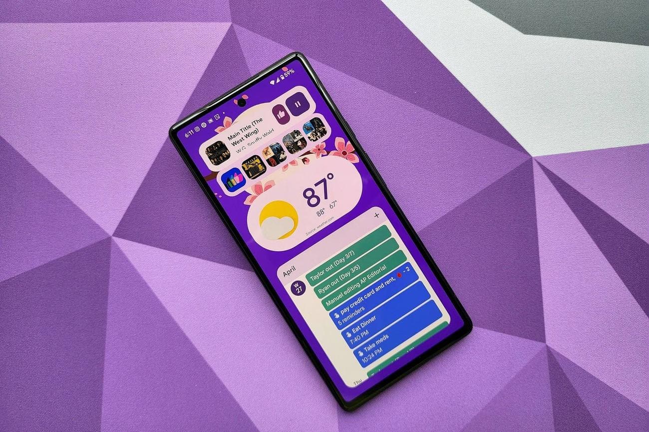 Widgets in Android 13