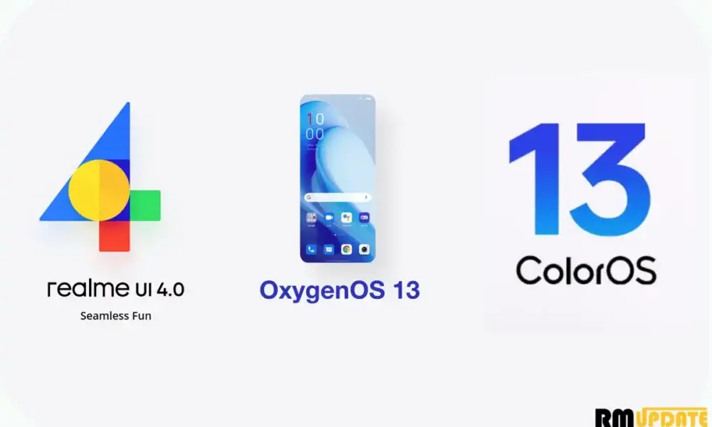 Oxygenos 13 realme UI 4 ColorOS 13