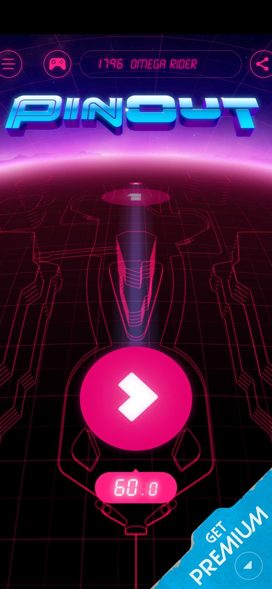 PinOut οθόνη τίτλου