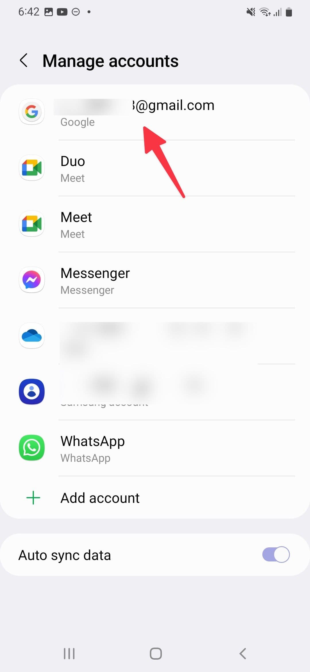 Επιλέξτε Λογαριασμό Google στη Samsung