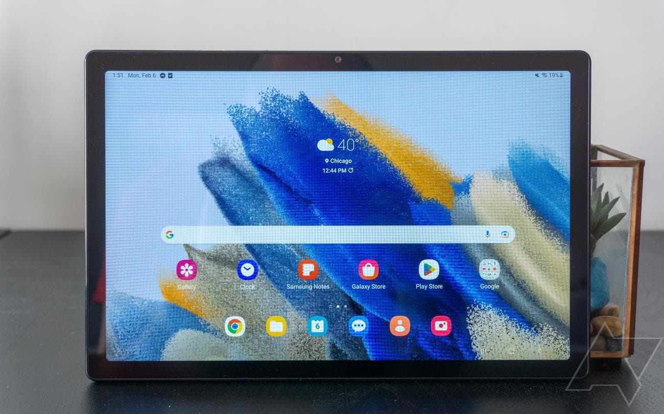 Samsung Galaxy Tab A8 ενώ είναι ενεργοποιημένο