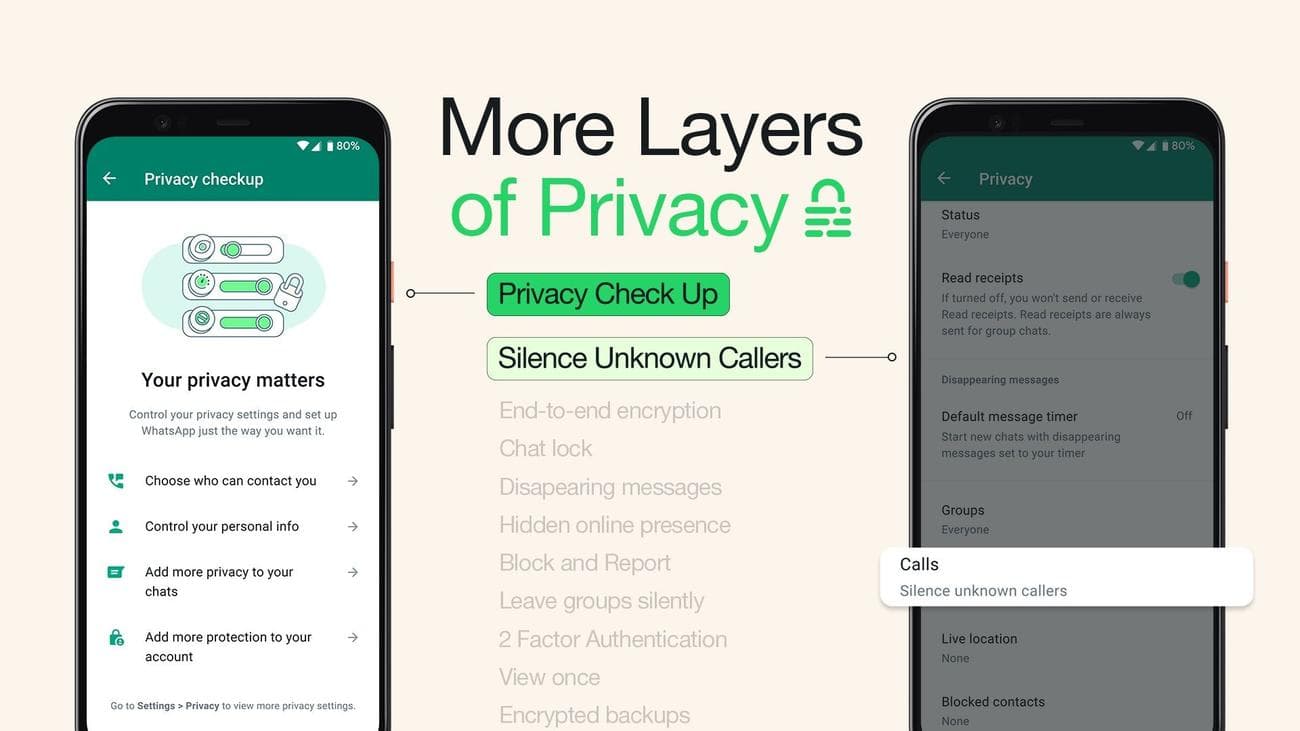 WhatsApp new privacy features