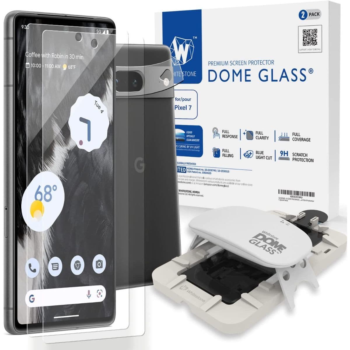 Προστατευτικό οθόνης Whitestone Dome Glass για Pixel 7
