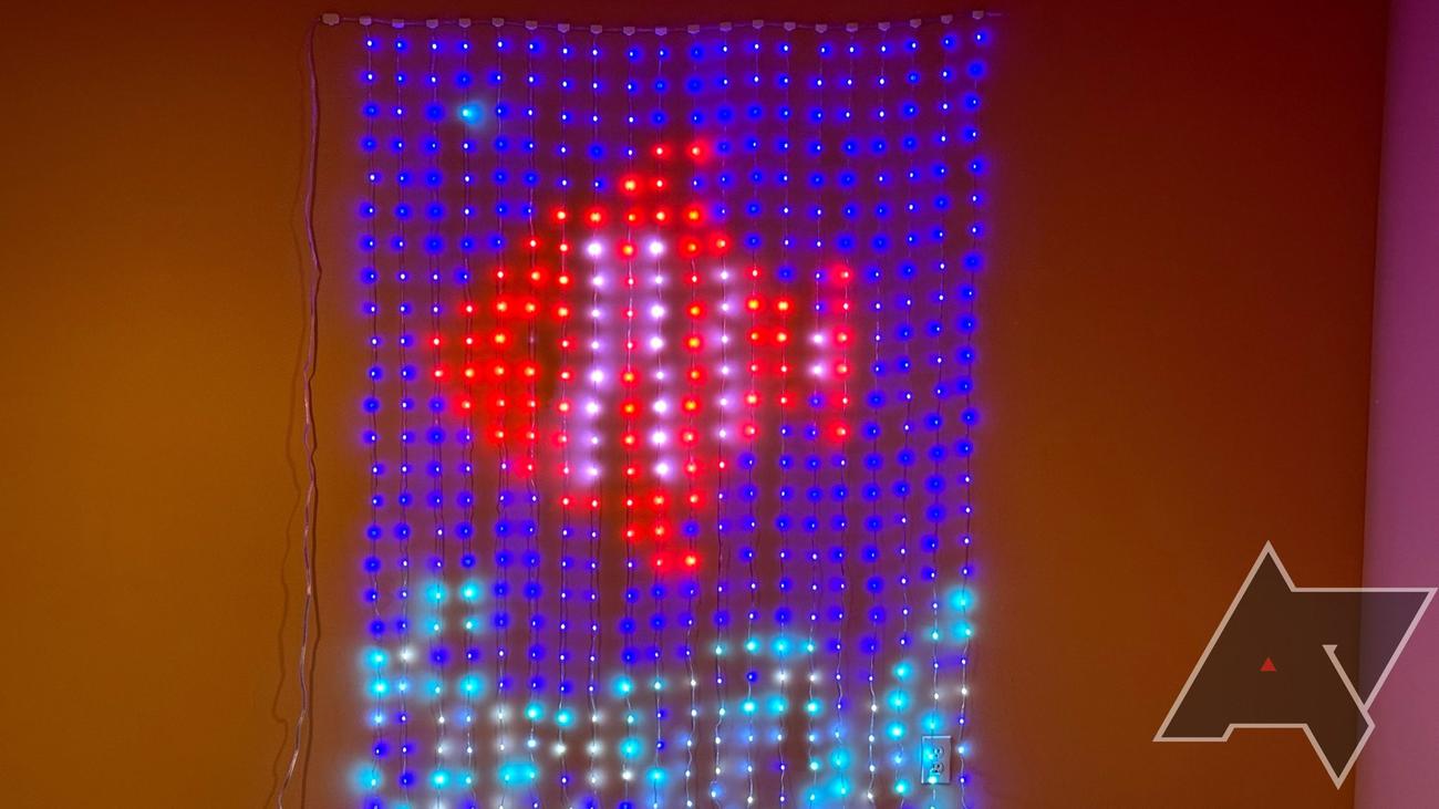 Clownfish on the Govee Curtain Light