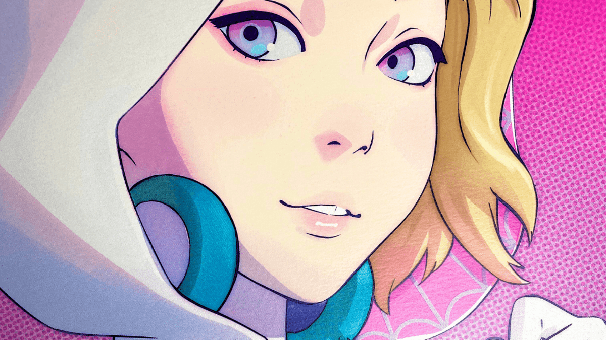 Αφίσα Spider-Gwen Across the Spider-Verse από τον Ilya Kuvshinov
