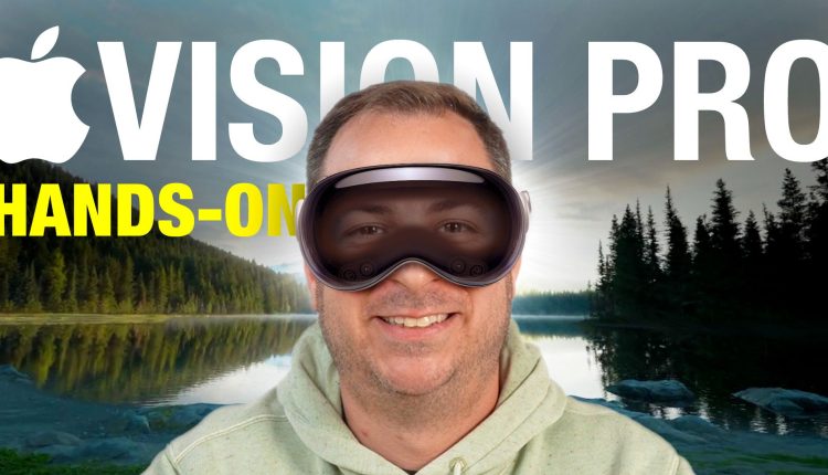 Βίντεο: Δοκιμάζοντας τα ακουστικά Apple Vision Pro
