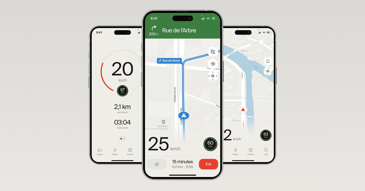 Ηλεκτρονικά ποδήλατα Cowboy, τώρα με ενσωματωμένους Χάρτες Google
