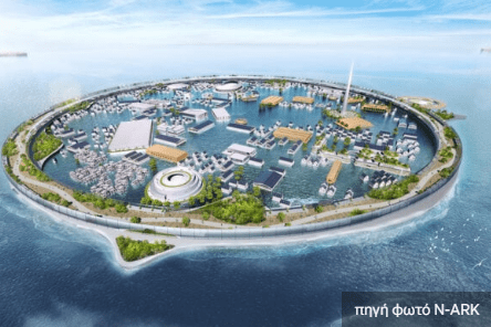 Μια πλωτή πόλη «Κιβωτός του Νώε» για 40 χιλιάδες ανθρώπους (βίντεο)