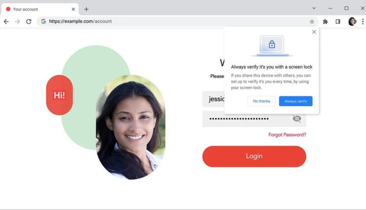 Ο διαχειριστής κωδικών πρόσβασης του Google Chrome προσθέτει βιομετρικό ξεκλείδωμα στην επιφάνεια εργασίας
