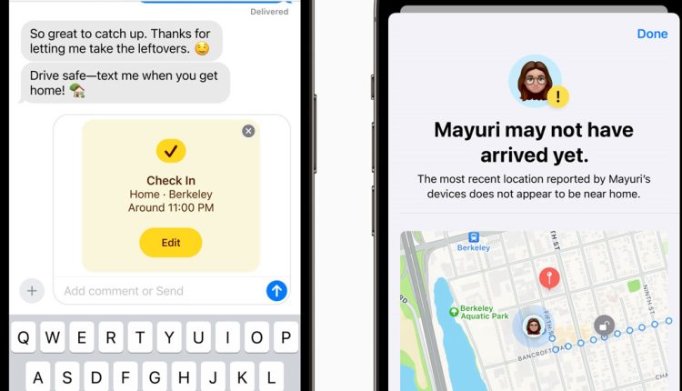 Πώς να πείτε στους φίλους σας ότι γυρίσατε ασφαλής στο σπίτι με τη νέα λειτουργία Check In του iPhone
